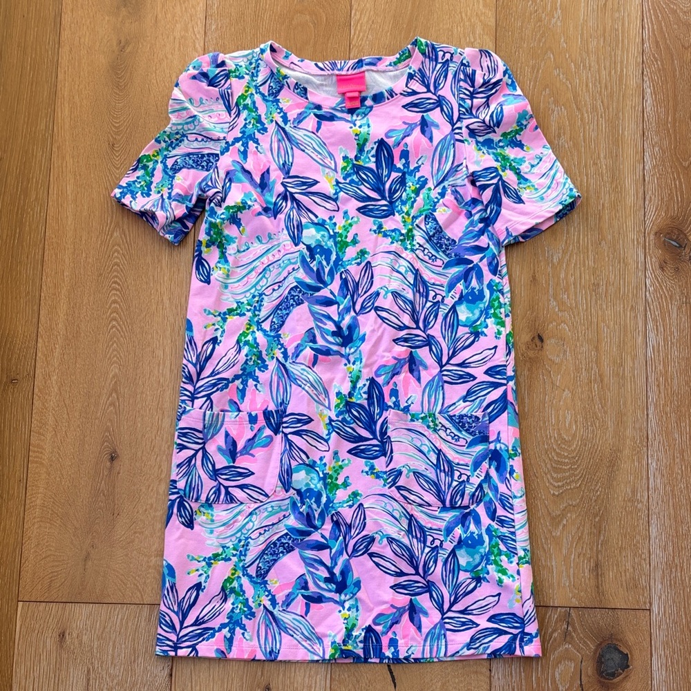Lilly Pulitzer Pink and Blue Floral dress